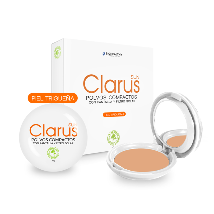 Clarus Polvos Compactos Mineral Piel Trigueña